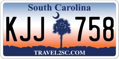 SC license plate KJJ758