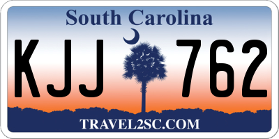 SC license plate KJJ762