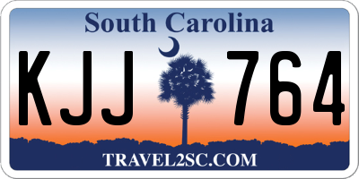 SC license plate KJJ764
