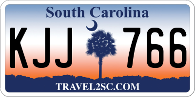 SC license plate KJJ766