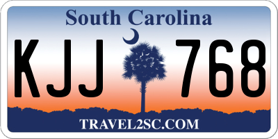 SC license plate KJJ768