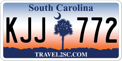 SC license plate KJJ772