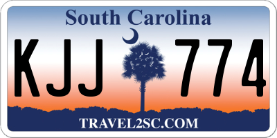 SC license plate KJJ774