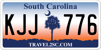 SC license plate KJJ776