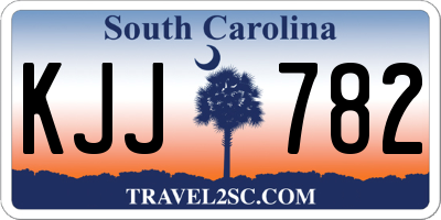 SC license plate KJJ782