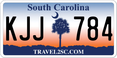SC license plate KJJ784