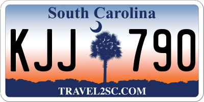 SC license plate KJJ790
