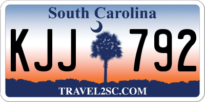 SC license plate KJJ792