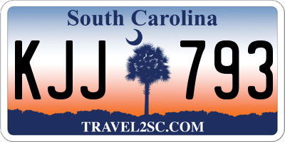 SC license plate KJJ793