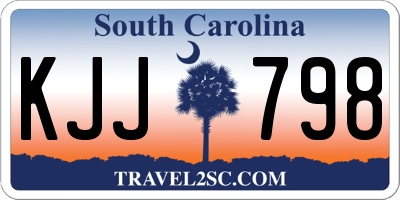 SC license plate KJJ798