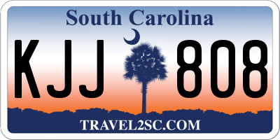 SC license plate KJJ808