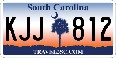 SC license plate KJJ812