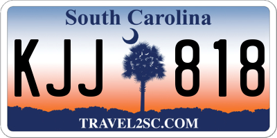 SC license plate KJJ818