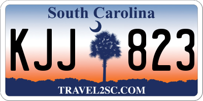 SC license plate KJJ823