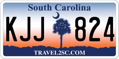 SC license plate KJJ824