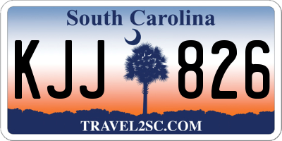 SC license plate KJJ826