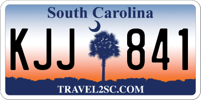 SC license plate KJJ841