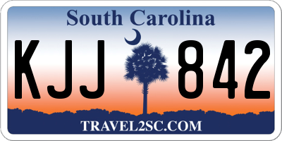 SC license plate KJJ842