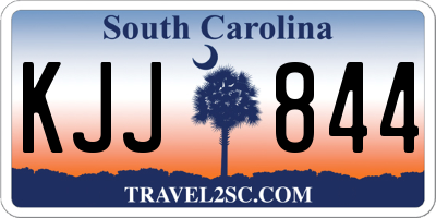 SC license plate KJJ844