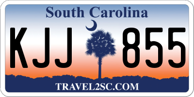SC license plate KJJ855