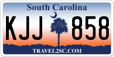 SC license plate KJJ858