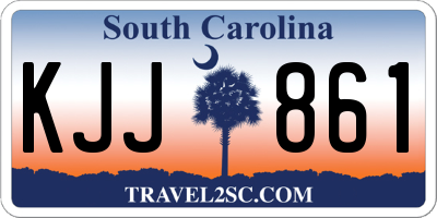 SC license plate KJJ861