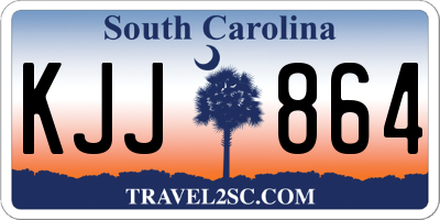 SC license plate KJJ864