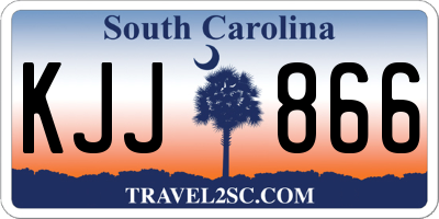 SC license plate KJJ866