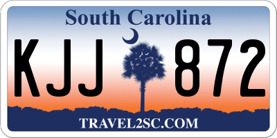 SC license plate KJJ872