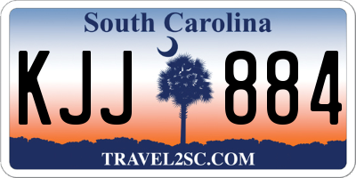 SC license plate KJJ884