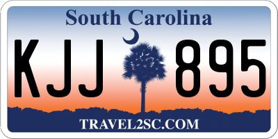 SC license plate KJJ895