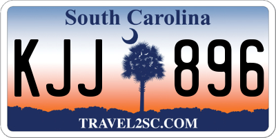 SC license plate KJJ896