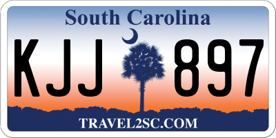 SC license plate KJJ897