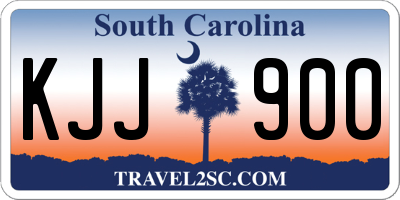 SC license plate KJJ900
