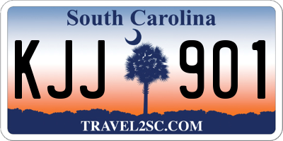 SC license plate KJJ901