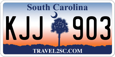 SC license plate KJJ903