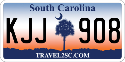 SC license plate KJJ908