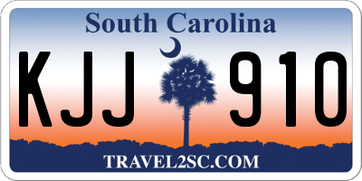 SC license plate KJJ910