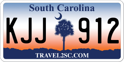 SC license plate KJJ912