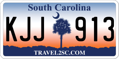 SC license plate KJJ913