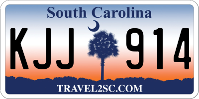 SC license plate KJJ914