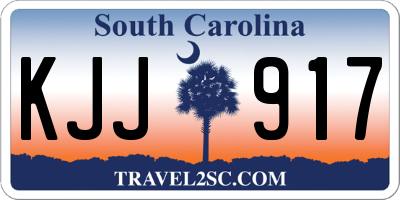 SC license plate KJJ917