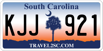SC license plate KJJ921