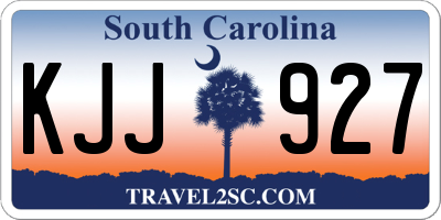 SC license plate KJJ927