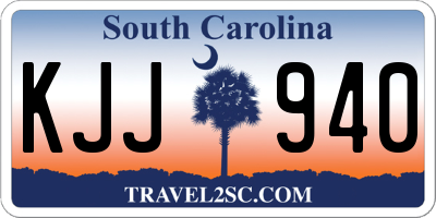 SC license plate KJJ940
