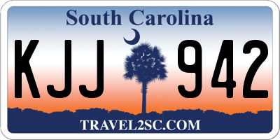 SC license plate KJJ942