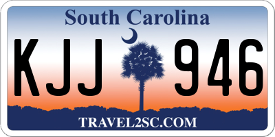 SC license plate KJJ946