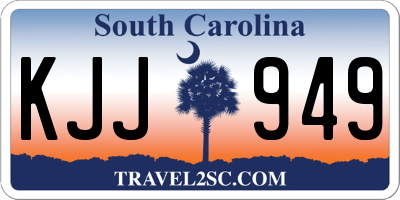 SC license plate KJJ949