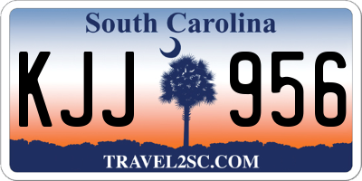 SC license plate KJJ956