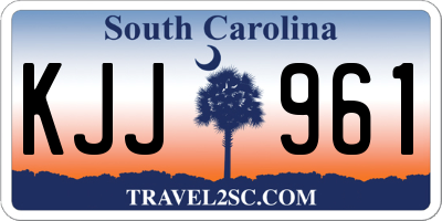 SC license plate KJJ961